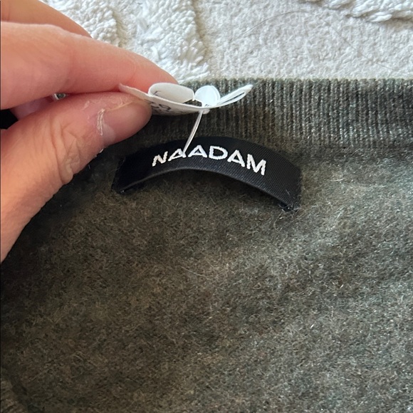 Naadam dark green cashmere Sweater - Picture 2 of 2